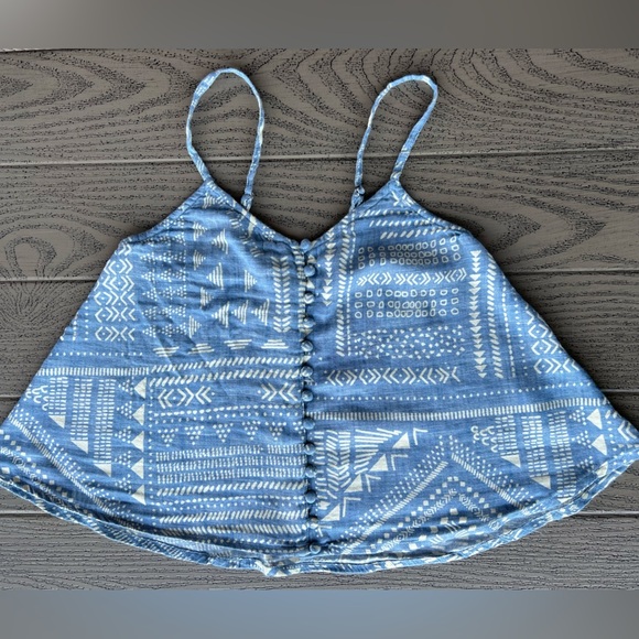 Rip Curl: Blue and White Camisole: Size XS - Picture 3 of 11